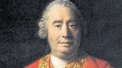 Philosoph David Hume,  porträtiert von Allan Ramsey, 1766