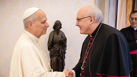 Papst Leo XIV. und Rudolf Voderholzer