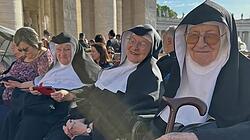 Die Nonnen von Goldenstein auf ihrem Kurztrip nach Rom