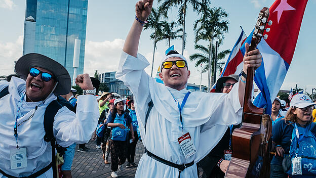 Ordensmänner auf dem WJT 2019