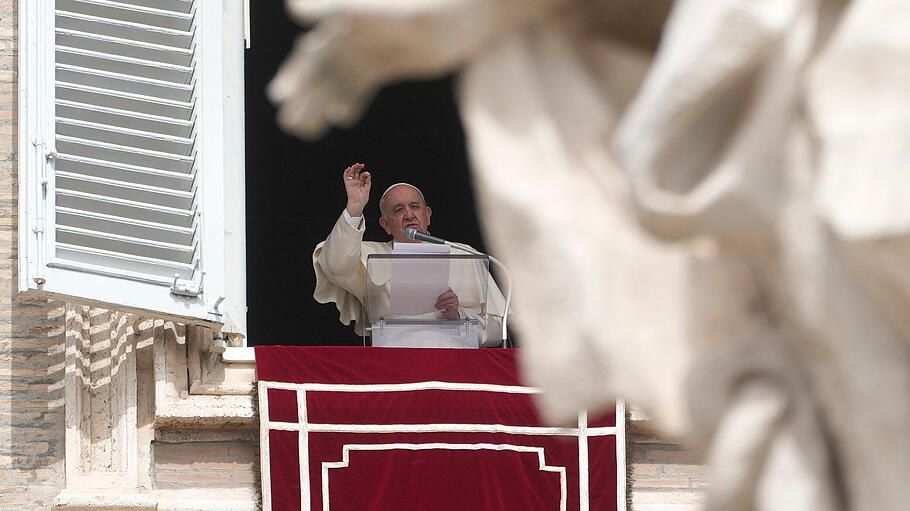 Ukraine-Krieg - Papst spricht Angelus-Gebet