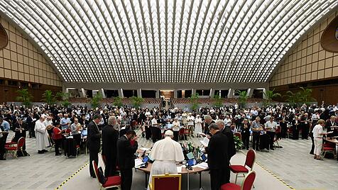 Versammlung der Weltsynode 2023 in Rom.