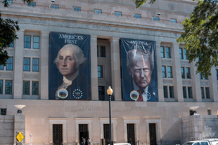 Trump sieht sich in der Tradition George Washingtons