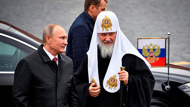 Wladimir Putin und Patriarch Kyrill I.