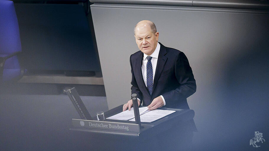Regierungserklärung zur Haushaltslage durch Bundeskanzler Olaf Scholz