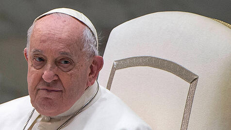 Papst Franziskus bei der Generalaudienz