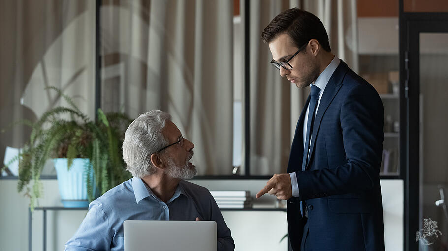 Angestellter und Vorgesetzter