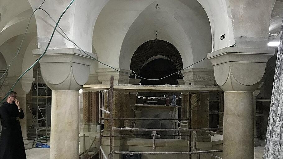 Krypta der Dormitio-Abtei in Jerusalem soll bis Frühjahr 2019 renoviert sein