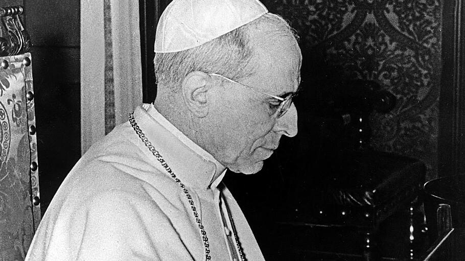 Papst Pius XII., der am 9. Oktober 1958 verstarb