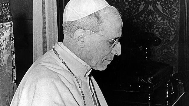 Papst Pius XII., der am 9. Oktober 1958 verstarb