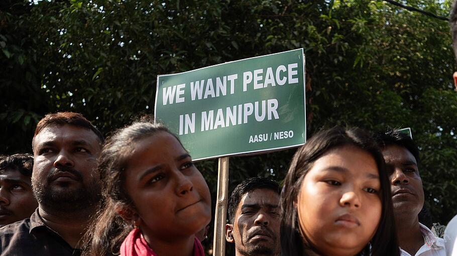 Demonstration in Manipur