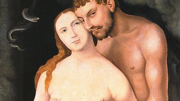 Adam und Eva, hier gemalt von Hans Baldung (1485-1545)