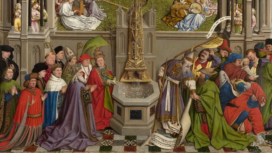 „Der Brunnen der Gnade“, aus der Werkstatt von Jan van Eyck