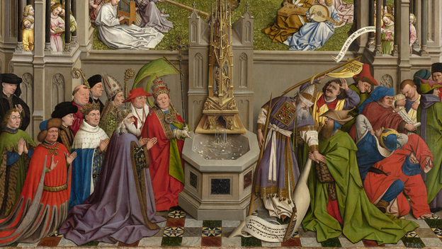 „Der Brunnen der Gnade“, aus der Werkstatt von Jan van Eyck
