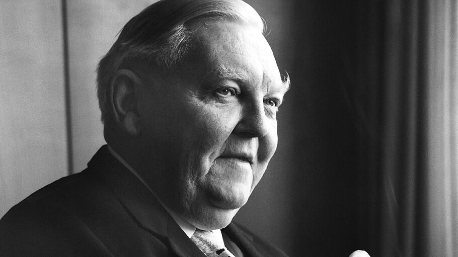 Ludwig Erhard, ehemaliger Bundeskanzler, CDU-Vorsitzender und «Vater des Wirtschaftswunders»