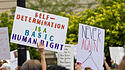 Demonstration von Abtreibungsbefürwortern in Ohio