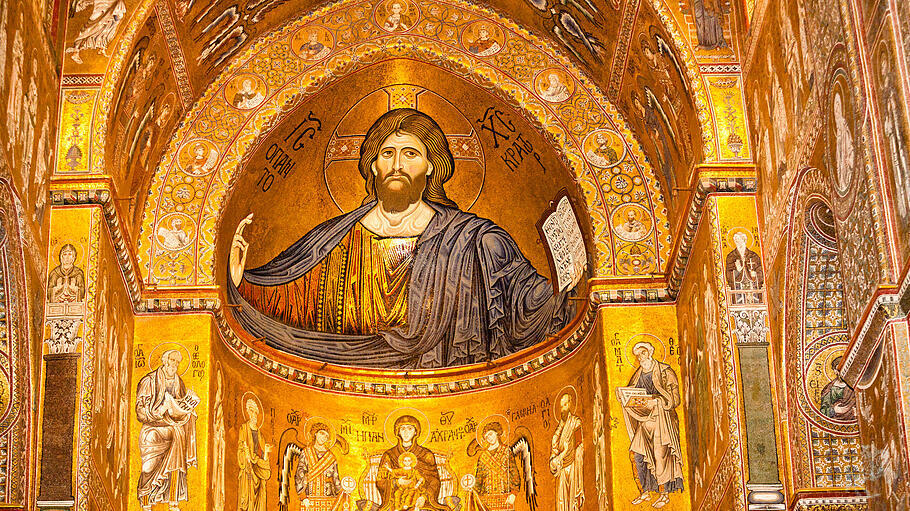 Apsismosaik in der Kathedrale von Monreale