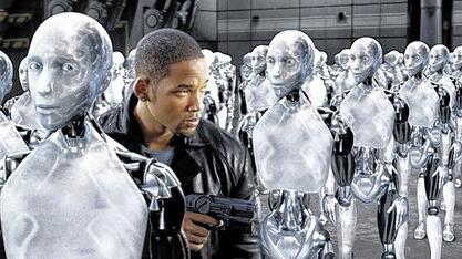 Filmszene aus "I, Robot" mit Will Smith