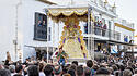 El Rocio Wallfahrt in Andalusien - Prozession