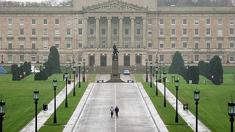 Schloß Stormont in Belfast, Sitz des nordirischen Parlaments