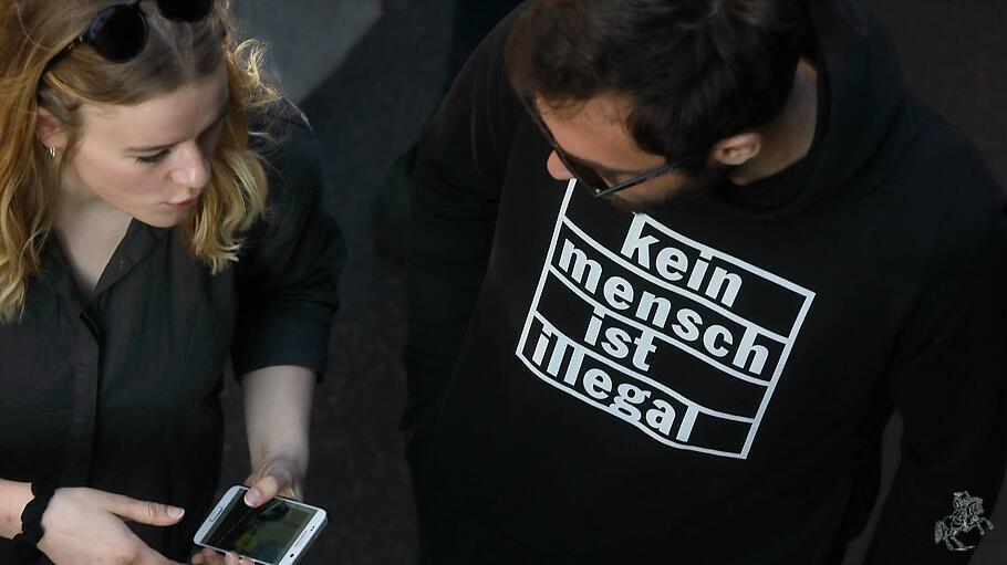Demonstration gegen Abschiebungen