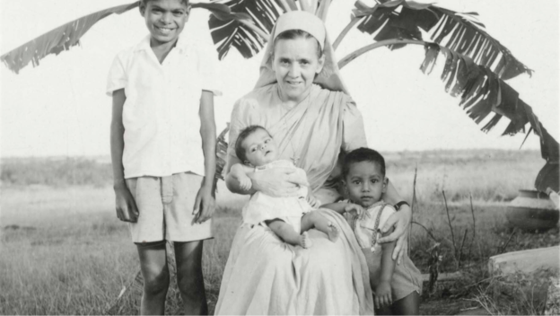 Sie litt unter dem Wohlstand: Mutter Petra ging zur Entwicklungshilfe nach Indien.