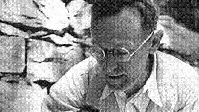 Hermann Hesse spielt Boccia in Montagnola