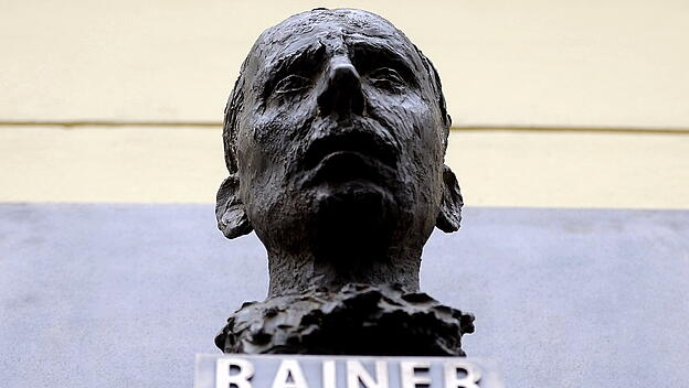 A new bust of famous Austrian poet Rainer Maria Rilke