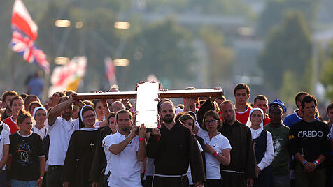 Kreuzweg  auf dem WJT 2016