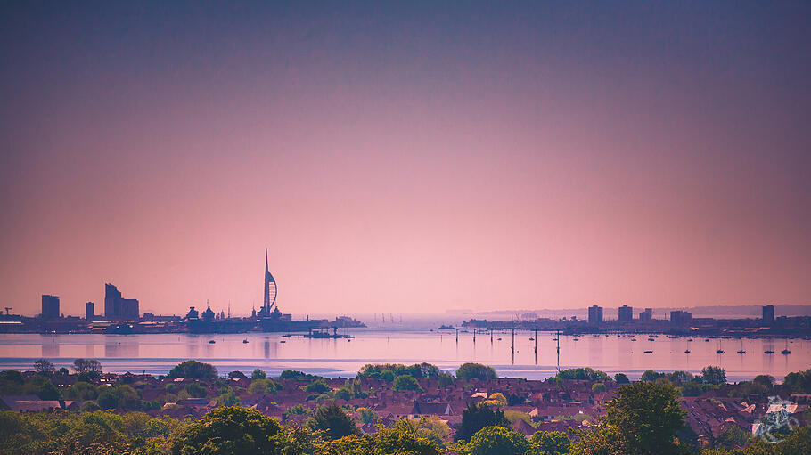 Sonnenuntergang Portsmouth