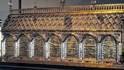 Einer von vier Schreinen im Kölner Kolumba-Diözesanmuseum.