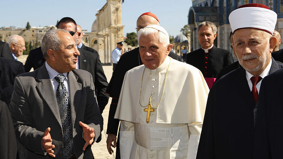 Papst Benedikt XVI. besucht Klagemauer
