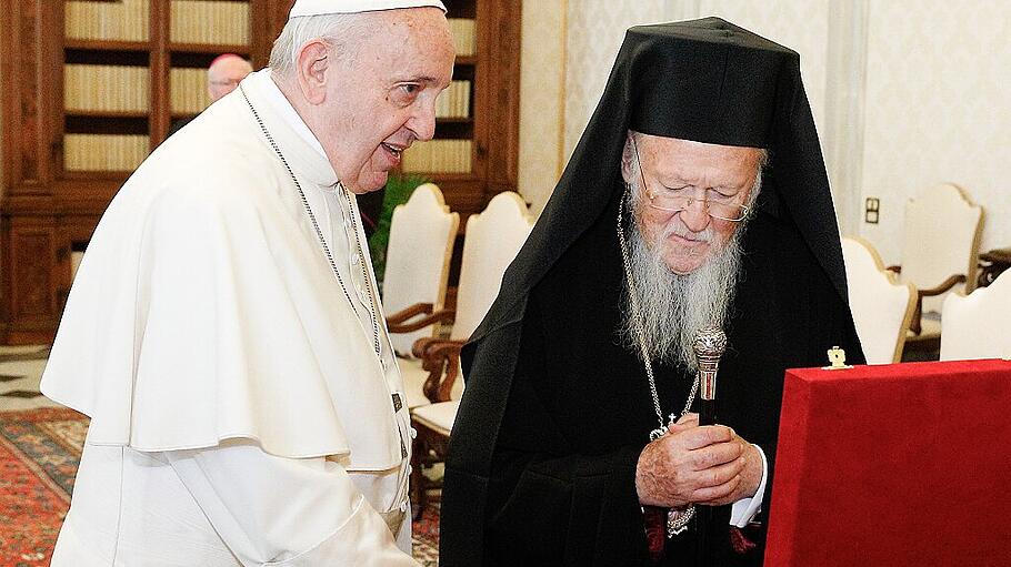 Papst Franziskus und Patriarch Bartholomaios I.