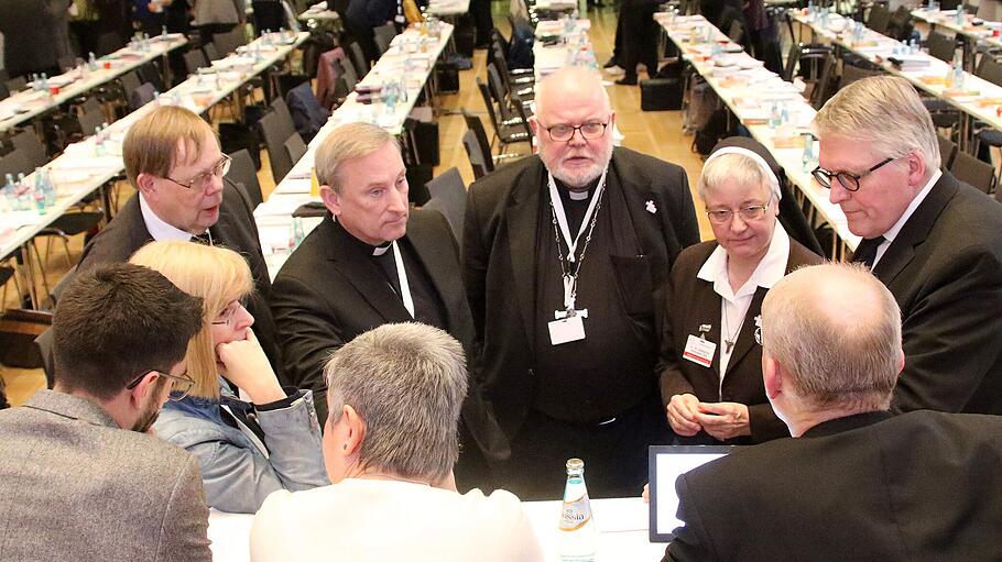 Kardinal Reinhard Marx bei der ersten Synodalversammlung in Frankfurt