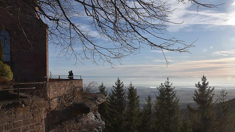 Elsässer Jakobsweg geht es von Molsheim auf den Mont Sainte-Odile