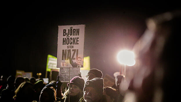Demonstration gegen die AfD in in Castrop-Rauxel