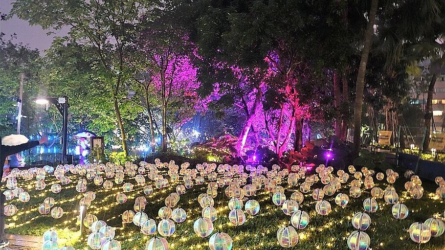 Laternenfestivals auf Taiwan