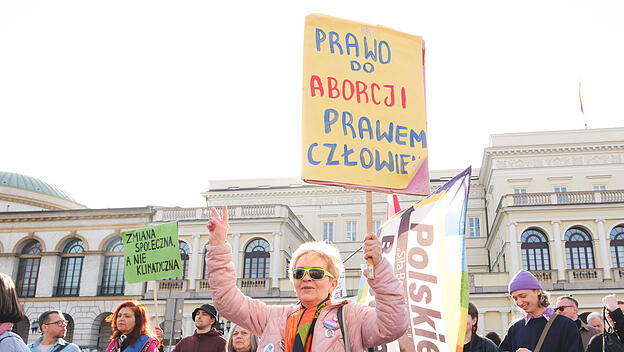 Pro-Abtreibungs-Demonstration in Polen