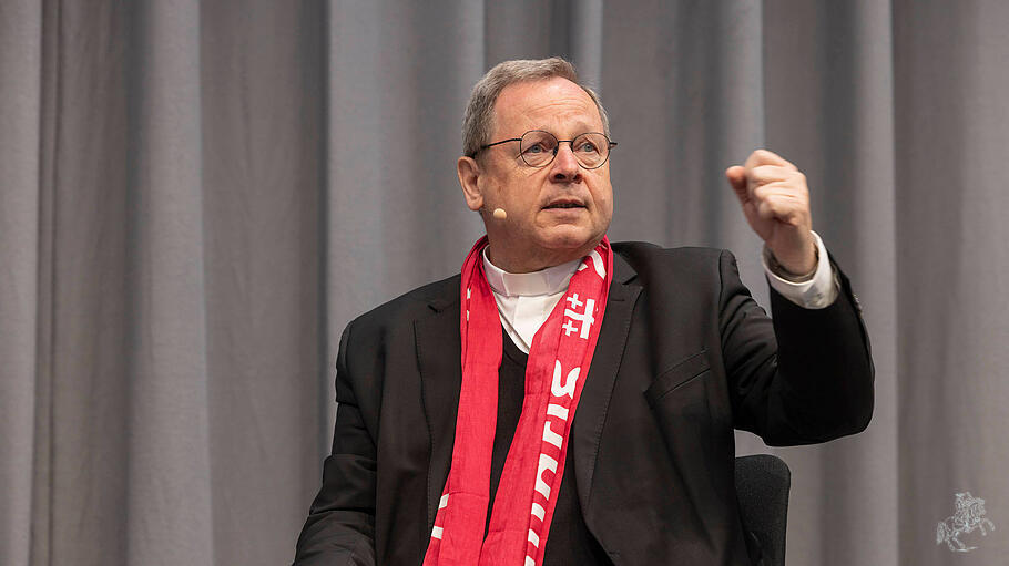Der Limburger Bischof Georg Bätzing beim Evangelischen Kirchentag