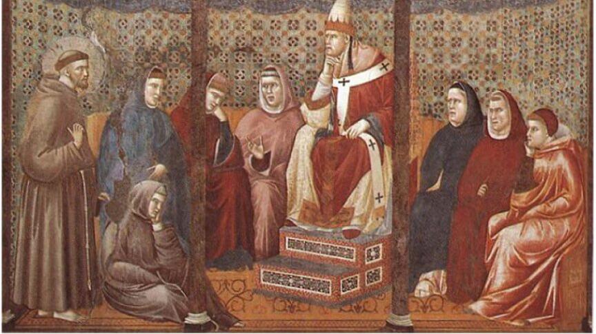 Honorius III. und Franz von Assisi
