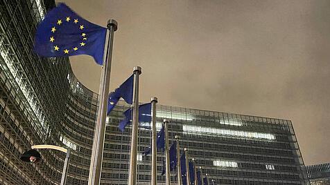 Berlaymont-Geb&auml;ude, Br&uuml;ssel, Dez 2025