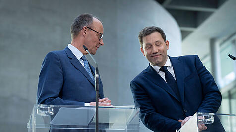 Lars Klingbeil, Friedrich Merz