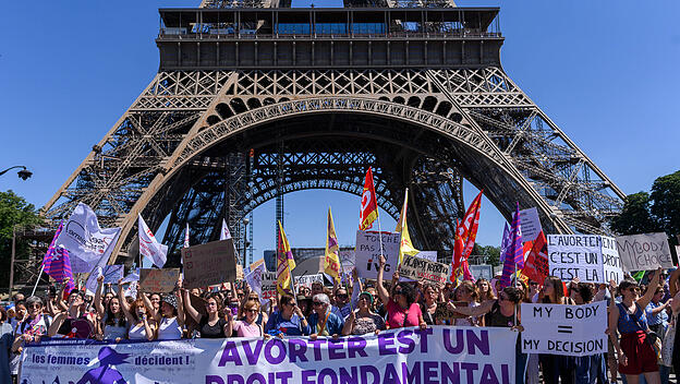 Pro-Abtreibungsdemonstration in Paris