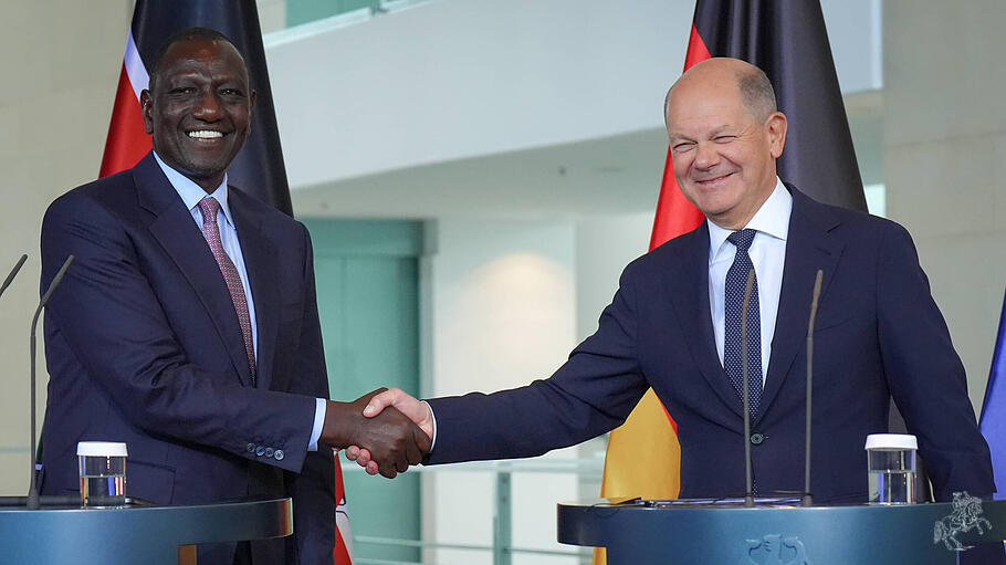 Bundeskanzler Scholz und Kenias Präsident Ruto