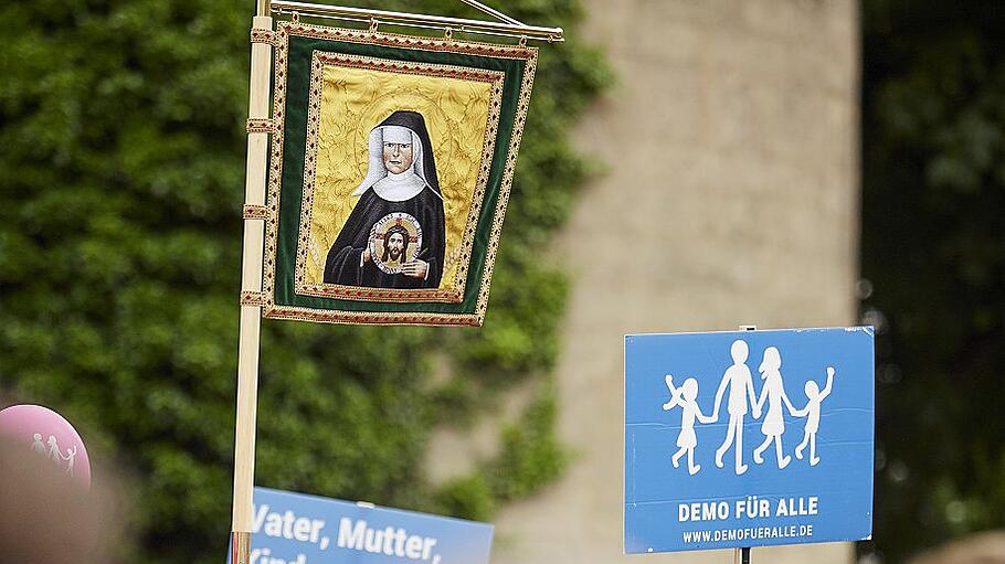 "Demo für alle" in Stuttgart