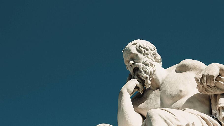 Statue des griechischen Philosophen Sokrates