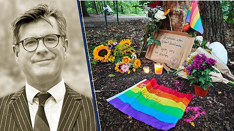 Nach islamistischem Attentat auf CSD: Blumen am Tatort