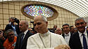 Papst Leo XIV. vor Medienvertretern