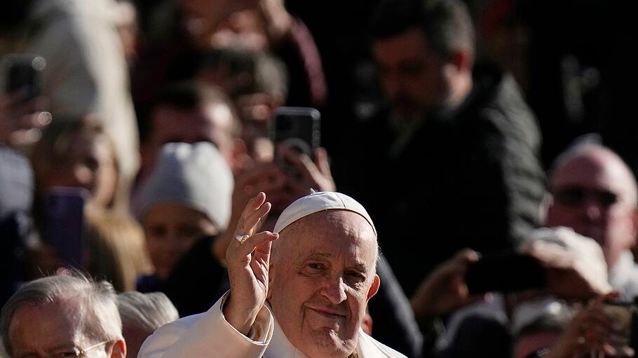 Papst Franziskus bei Generalaudienz