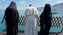 Papst Franziskus auf Lesbos